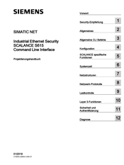 Siemens SIMATIC NET SCALANCE S615 Projektierungshandbuch