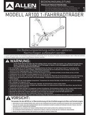 Allen Sports AR100 Bedienungsanleitung