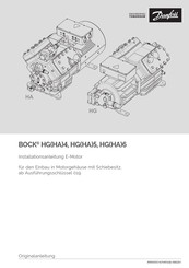 Danfoss HG 4 Installationsanleitung