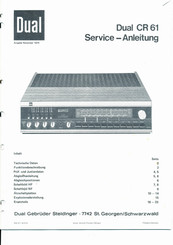 Dual CR 61 Serviceanleitung