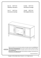 Walker Edison W52FP18AV Montageanleitung