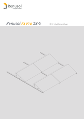 Renusol FS Pro 18-S Installationsanleitung