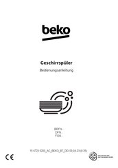 Beko 111639 Bedienungsanleitung