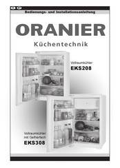 Oranier EKS308 Bedienungs- Und Installationsanleitung