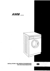 Whirlpool AWM Serie Installations- Und Gebrauchsanweisung