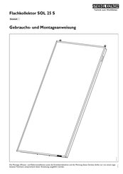 STIEBEL ELTRON SOL 25 S Gebrauchs- Und Montageanweisung