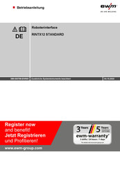 Ewm RINTX12 STANDARD Betriebsanleitung