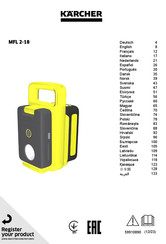 Kärcher MFL 2-18 Originalbetriebsanleitung