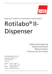 Roth Rotilabo II Gebrauchsanweisung