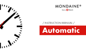 mondaine Automatic Installationsanleitung