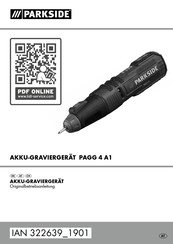 Parkside PAGG 4 A1 Originalbetriebsanleitung
