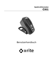 X-Rite Ci61 Benutzerhandbuch
