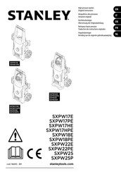 Stanley SXPW17E Übersetzung Der Originalanleitung
