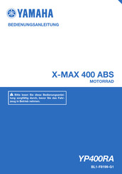 Yamaha XMAX yp400ra Bedienungsanleitung