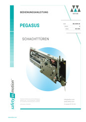 Wittur safetyinmotion PEGASUS Bedienungsanleitung