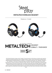 steelplay METALTECH Radiance Benutzerhandbuch