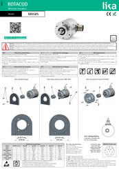 Lika ROTACOD MH58S-Serie Montagehinweise