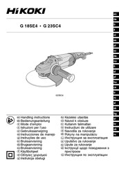 HIKOKI G 23SC4 Bedienungsanleitung