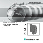 Pepperl+Fuchs KF USC 1 D Serie Handbuch