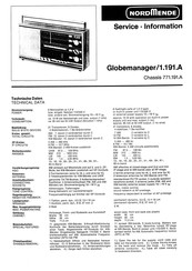 Nordmende Globemanager/1.191.A Serviceinformation
