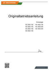 Amazone KE 4002-240 Originalbetriebsanleitung