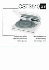 Dual CST3510 Bedienungsanleitung