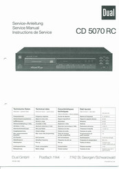 Dual CD 5070 RC Serviceanleitung