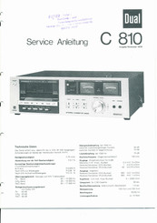 Dual C 810 Serviceanleitung