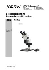 KERN Optics OZC-5 Betriebsanleitung
