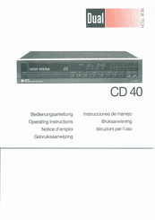 Dual CD 40 Bedienungsanleitung