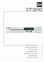 Dual CT3510 Bedienungsanleitung