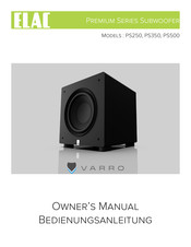 ELAC Premium-Serie Bedienungsanleitung
