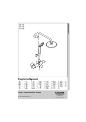 Grohe EUPHORIA SYSTEM 26 114 Bedienungsanleitung