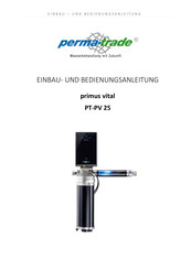 perma-trade PT-PV25 Einbau- Und Bedienungsanleitung