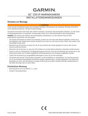Garmin GC 200 Installationsanweisungen