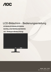 AOC E2270SWN5 Bedienungsanleitung