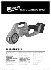 Milwaukee M18 FPT114 Originalbetriebsanleitung