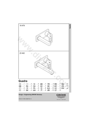 Grohe Quadra 19 479 Bedienungsanleitung