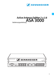 Sennheiser ASA 3000 Bedienungsanleitung