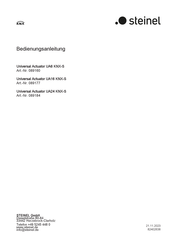 STEINEL Universal Actuator UA24 KNX-S Bedienungsanleitung