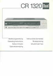 Dual CR 1320 Bedienungsanleitung