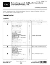 Toro 02918 Installationsanweisungen