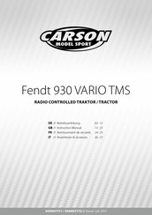 Carson Fendt 930 Vario TMS Betriebsanleitung