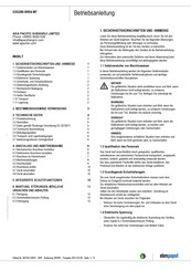 Ebm-Papst G3G280-BR04-M7 Betriebsanleitung
