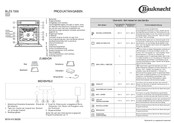 Bauknecht BLZS 7200 Produktangaben