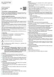 Sygonix 2998102 Bedienungsanleitung