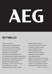 AEG BST18BLX2 Übersetzung Der Originalanleitung