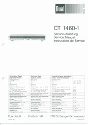 Dual CT 1460-1 Serviceanleitung