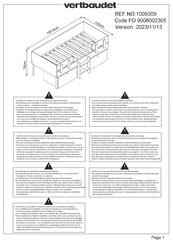 Vertbaudet 1009309 Montageanleitung