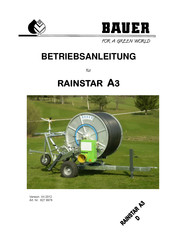 Bauer RAINSTAR A3 Betriebsanleitung